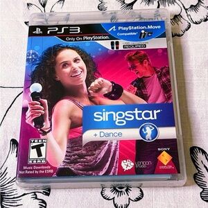SingStar +Dance video game for PS3